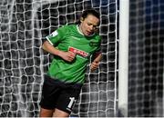 5 March 2022; Aine O'Gorman of Peamount United after scoring her second, and her side's sixth goal during the SSE Airtricity Women's National League match between Peamount United and Sligo Rovers at PRL Park in Greenogue, Dublin. Photo by Sam Barnes/Sportsfile