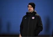 5 March 2022; Sligo Rovers manager Steve Feeney during the SSE Airtricity Women's National League match between Peamount United and Sligo Rovers at PRL Park in Greenogue, Dublin. Photo by Sam Barnes/Sportsfile