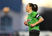 5 March 2022; Aine O'Gorman of Peamount United celebrates after scoring her side's fifth goal during the SSE Airtricity Women's National League match between Peamount United and Sligo Rovers at PRL Park in Greenogue, Dublin. Photo by Sam Barnes/Sportsfile