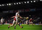 5 March 2022; Tiernan Killeen of Galway in action against Seamus Harnedy of Cork during the Allianz Hurling League Division 1 Group A match between Cork and Galway at Páirc Uí Chaoimh in Cork. Photo by Eóin Noonan/Sportsfile