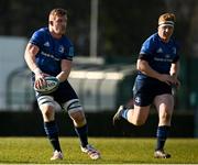 5 March 2022; Dan Leavy, left, and James Tracy of Leinster during the United Rugby Championship match between Benetton and Leinster at Stadio di Monigo in Treviso, Italy. Photo by Harry Murphy/Sportsfile