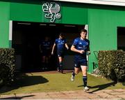 5 March 2022; Leinster captain Luke McGrath runs out before the United Rugby Championship match between Benetton and Leinster at Stadio di Monigo in Treviso, Italy. Photo by Harry Murphy/Sportsfile