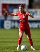 5 March 2022; Chloe Mustaki of Shelbourne during the SSE Airtricity Women's National League match between Shelbourne and Bohemians at Tolka Park in Dublin. Photo by Sam Barnes/Sportsfile