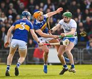 6 March 2022; Michael Kiely of Waterford is tackled by Paddy Cadell of Tipperary during the Allianz Hurling League Division 1 Group B match between Waterford and Tipperary at Walsh Park in Waterford. Photo by EÃ³in Noonan/Sportsfile