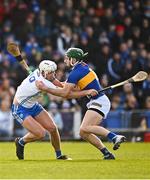6 March 2022; Neil Montgomery of Waterford is tackled by Cathal Barrett of Tipperary during the Allianz Hurling League Division 1 Group B match between Waterford and Tipperary at Walsh Park in Waterford. Photo by Eóin Noonan/Sportsfile