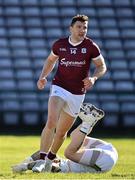 6 March 2022; Damien Comer of Galway after scoring his side's first goal during the Allianz Football League Division 2 match between Galway and Offaly at Pearse Stadium in Galway. Photo by Seb Daly/Sportsfile