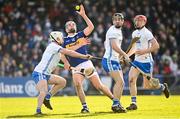 6 March 2022; John McGrath of Tipperary in action against Shane McNulty of Waterford during the Allianz Hurling League Division 1 Group B match between Waterford and Tipperary at Walsh Park in Waterford. Photo by Eóin Noonan/Sportsfile