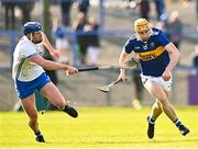 6 March 2022; Mark Kehoe of Tipperary in action against Conor Prunty of Waterford during the Allianz Hurling League Division 1 Group B match between Waterford and Tipperary at Walsh Park in Waterford. Photo by EÃ³in Noonan/Sportsfile