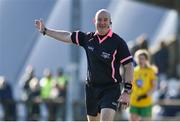 6 March 2022;  Referee Shane Curley during the Lidl Ladies Football National League Division Division 1A, Round 3 match between Mayo and Donegal at Connacht GAA Centre of Excellence in Bekan, Mayo. Photo by Sam Barnes/Sportsfile