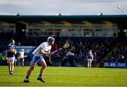6 March 2022; Stephen Bennett of Waterford watches as his shot goes over the bar during the Allianz Hurling League Division 1 Group B match between Waterford and Tipperary at Walsh Park in Waterford. Photo by Eóin Noonan/Sportsfile