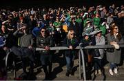 6 March 2022; A section of the 10,016 supporters during the Allianz Hurling League Division 1 Group A match between Clare and Limerick at Cusack Park in Ennis, Clare. Photo by Ray McManus/Sportsfile