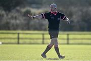 6 March 2022; Referee Shane Curley during the Lidl Ladies Football National League Division Division 1A, Round 3 match between Mayo and Donegal at Connacht GAA Centre of Excellence in Bekan, Mayo. Photo by Sam Barnes/Sportsfile