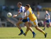 9 June 2013; Paul Finlay, Monaghan, in action against Andy McLean, Antrim. Ulster GAA Football Senior Championship Quarter-Final, Antrim v Monaghan, Casement Park, Belfast, Co. Antrim. Picture credit: Oliver McVeigh / SPORTSFILE