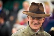 1 August 2013; Trainer Willie Mullins, in the winners enclosure, after he sent out Bally Longford to win the Arthur Guinness Projects Novice Hurdle. Galway Racing Festival, Ballybrit, Co. Galway. Picture credit: Barry Cregg / SPORTSFILE