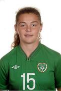 1 August 2013; Eleanor Stafford, Republic of Ireland. Republic of Ireland Women's U17 Squad Headshots, Johnstown House Hotel, Enfield, Co. Meath. Picture credit: Brian Lawless / SPORTSFILE