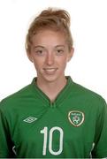 1 August 2013; Meagan Connolly, Republic of Ireland. Republic of Ireland Women's U17 Squad Headshots, Johnstown House Hotel, Enfield, Co. Meath. Picture credit: Brian Lawless / SPORTSFILE