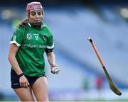 6 March 2022; Orlaith McGrath of Sarsfields during the 2021 AIB All-Ireland Senior Camogie Club Championship Final between Oulart the Ballagh, Wexford, and Sarsfields, Galway, at Croke Park in Dublin.  Photo by Piaras Ó Mídheach/Sportsfile