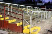 4 March 2022; A general view of the safe standing area in the away terrance before the SSE Airtricity League Premier Division match between Shelbourne and Derry City at Tolka Park in Dublin. Photo by Eóin Noonan/Sportsfile