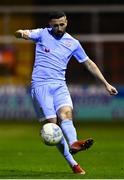 4 March 2022; Daniel Lafferty of Derry City during the SSE Airtricity League Premier Division match between Shelbourne and Derry City at Tolka Park in Dublin. Photo by Eóin Noonan/Sportsfile