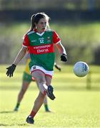 6 March 2022; Sarah Mulvihill of Mayo during the Lidl Ladies Football National League Division Division 1A, Round 3 match between Mayo and Donegal at Connacht GAA Centre of Excellence in Bekan, Mayo. Photo by Sam Barnes/Sportsfile