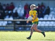 6 March 2022; Niamh McLaughlin of Donegal during the Lidl Ladies Football National League Division Division 1A, Round 3 match between Mayo and Donegal at Connacht GAA Centre of Excellence in Bekan, Mayo. Photo by Sam Barnes/Sportsfile