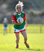 6 March 2022; Lisa Cafferky of Mayo during the Lidl Ladies Football National League Division Division 1A, Round 3 match between Mayo and Donegal at Connacht GAA Centre of Excellence in Bekan, Mayo. Photo by Sam Barnes/Sportsfile