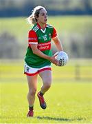 6 March 2022; Lisa Cafferky of Mayo during the Lidl Ladies Football National League Division Division 1A, Round 3 match between Mayo and Donegal at Connacht GAA Centre of Excellence in Bekan, Mayo. Photo by Sam Barnes/Sportsfile