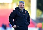 5 March 2022; Dragons forwards coach Mefin Davies before the United Rugby Championship match between Munster and Dragons at Thomond Park in Limerick. Photo by Brendan Moran/Sportsfile