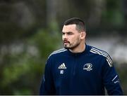 8 March 2022; Max Deegan arrives for Leinster rugby squad training at UCD in Dublin. Photo by David Fitzgerald/Sportsfile