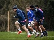 8 March 2022; Peter Dooley during Leinster rugby squad training at UCD in Dublin. Photo by David Fitzgerald/Sportsfile