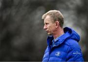 8 March 2022; Leinster head coach Leo Cullen during squad training at UCD in Dublin. Photo by David Fitzgerald/Sportsfile