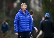 8 March 2022; Leinster head coach Leo Cullen during squad training at UCD in Dublin. Photo by David Fitzgerald/Sportsfile