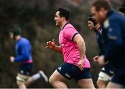 8 March 2022; Thomas Clarkson during Leinster rugby squad training at UCD in Dublin. Photo by David Fitzgerald/Sportsfile