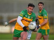 6 February 2022; Paddy McBrearty of Donegal in action against Ryan Houlihan of Kildare during the Allianz Football League Division 1 match between Donegal and Kildare at MacCumhaill Park in Ballybofey, Donegal. Photo by Oliver McVeigh/Sportsfile