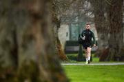 9 March 2022; Dave Kilcoyne arrives for Ireland rugby squad training at Carton House in Maynooth, Kildare. Photo by Brendan Moran/Sportsfile