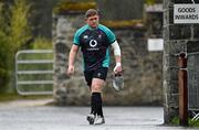 9 March 2022; Tadhg Furlong arrives for Ireland rugby squad training at Carton House in Maynooth, Kildare. Photo by Brendan Moran/Sportsfile