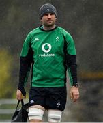 9 March 2022; Tadhg Beirne arrives for Ireland rugby squad training at Carton House in Maynooth, Kildare. Photo by Brendan Moran/Sportsfile