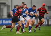 9 March 2022; Andrew Sparrow of St Mary’s College in action against Charlie Kennedy of Kilkenny College during the Bank of Ireland Leinster Rugby Schools Senior Cup 2nd Round match between St Mary's College and Kilkenny College at Energia Park in Dublin. Photo by Daire Brennan/Sportsfile