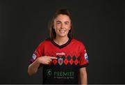 8 March 2022; Hannah Tobin-Jones poses for a portrait during a Bohemians squad portrait session at Oscar Traynor Centre in Dublin. Photo by Stephen McCarthy/Sportsfile