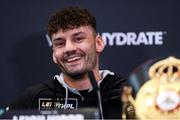 10 March 2022; Leigh Wood during a press conference at Albert Hall in Nottingham, England ahead of his WBA Featherweight World Title bout against Michael Conlan. Photo by Mark Robinson / Matchroom Boxing via Sportsfile