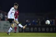 5 March 2022; Dan Williams of Dundalk during the SSE Airtricity League Premier Division match between Sligo Rovers and Dundalk at The Showgrounds in Sligo. Photo by Ben McShane/Sportsfile
