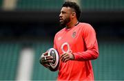 11 March 2022; Courtney Lawes during England captain's run at Twickenham Stadium in London, England. Photo by Brendan Moran/Sportsfile