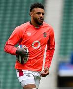 11 March 2022; Courtney Lawes during England captain's run at Twickenham Stadium in London, England. Photo by Brendan Moran/Sportsfile