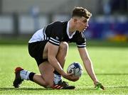 8 March 2022; Paddy Taylor of Newbridge College during the Bank of Ireland Leinster Rugby Schools Senior Cup 2nd Round match between Newbridge College and Belvedere College at Energia Park in Dublin. Photo by Sam Barnes/Sportsfile