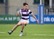 11 March 2022; Marus Sullivan of Clongowes Wood College during the Bank of Ireland Leinster Schools Junior Cup 2nd Round match between Clongowes Wood College and Cistercian College Roscrea at Energia Park in Dublin. Photo by Harry Murphy/Sportsfile