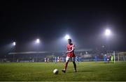11 March 2022; Darragh Burns of St Patrick's Athletic during the SSE Airtricity League Premier Division match between Finn Harps and St Patrick's Athletic at Finn Park in Ballybofey, Donegal. Photo by Ramsey Cardy/Sportsfile