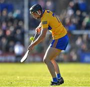 6 March 2022; Jack Browne of Clare during the Allianz Hurling League Division 1 Group A match between Clare and Limerick at Cusack Park in Ennis, Clare. Photo by Ray McManus/Sportsfile