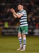 11 March 2022; Gary O'Neill of Shamrock Rovers during the SSE Airtricity League Premier Division match between Shamrock Rovers and Bohemians at Tallaght Stadium in Dublin. Photo by Seb Daly/Sportsfile