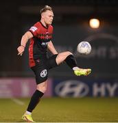 11 March 2022; Ciarán Kelly of Bohemians during the SSE Airtricity League Premier Division match between Shamrock Rovers and Bohemians at Tallaght Stadium in Dublin. Photo by Stephen McCarthy/Sportsfile