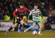 11 March 2022; Jack Byrne of Shamrock Rovers during the SSE Airtricity League Premier Division match between Shamrock Rovers and Bohemians at Tallaght Stadium in Dublin. Photo by Stephen McCarthy/Sportsfile